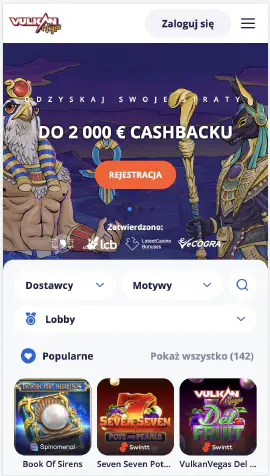 Mobilna wersja kasyna Vulkan Vegas - login, rejestracja, pobieranie aplikacji